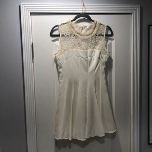 White lace dress size S Made in Korea